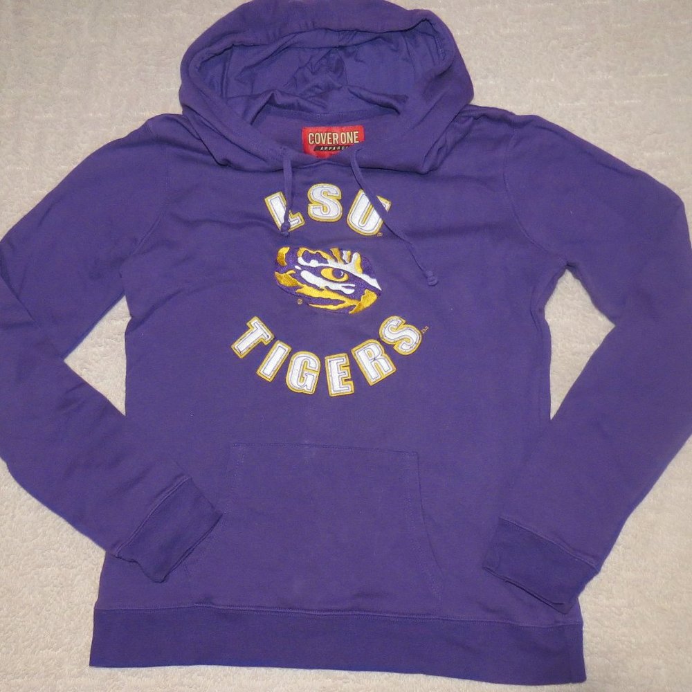 LSU tigers Purple Hoodie Size XL (runs small) unisex